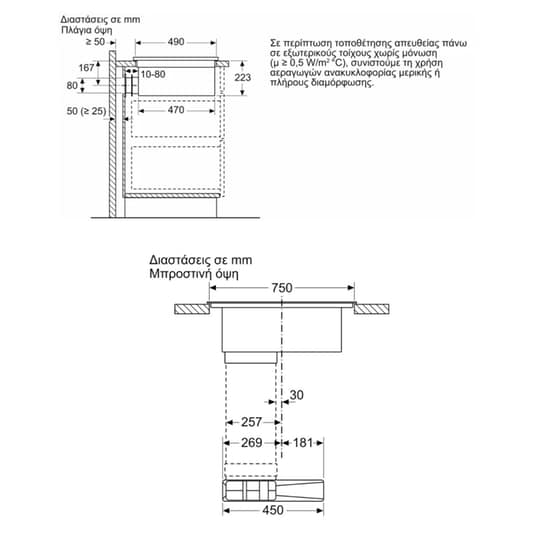 BOSCH PVQ811H26E Εστία Επαγωγική Αυτόνομη 80.2 cm Μαύρο image 13