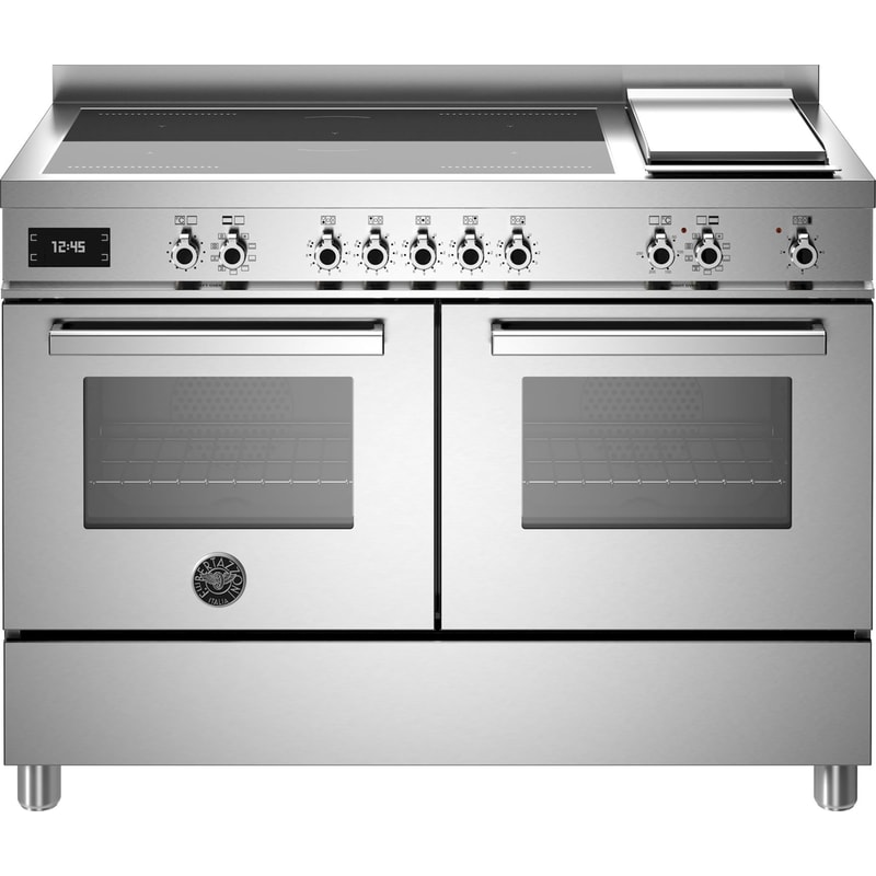 BERTAZZONI BERTAZZONI PRO125I2EXT 58 / 58 Lt Inox Επαγωγική Ηλεκτρική Κουζίνα