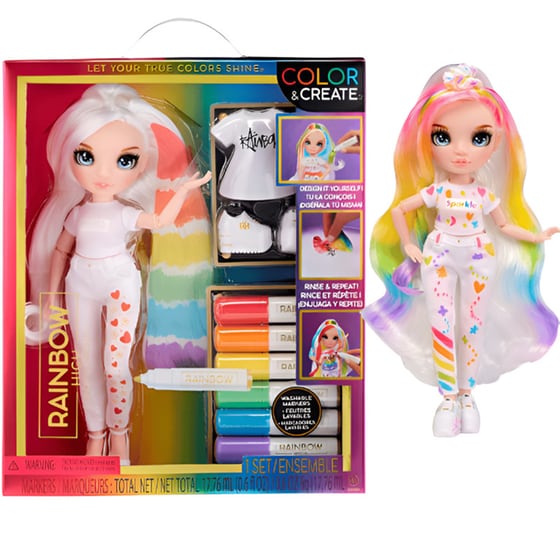 Rainbow High Κούκλα Colour and Create Fashion Blue Eyes image 2