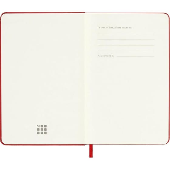 Ημερολόγιο Εβδομαδιαίο Moleskine 2025-2026 18Μ Pocket Scarlet Red Hard image 3