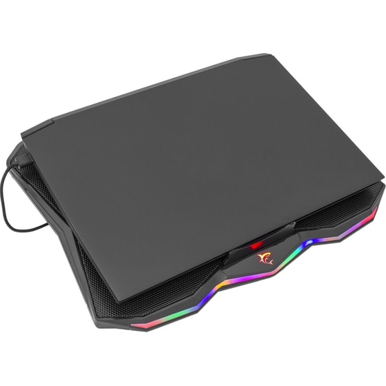 Βάση Laptop White Shark Glacier GCP-03 RGB 17.3" - Μαύρο image 1