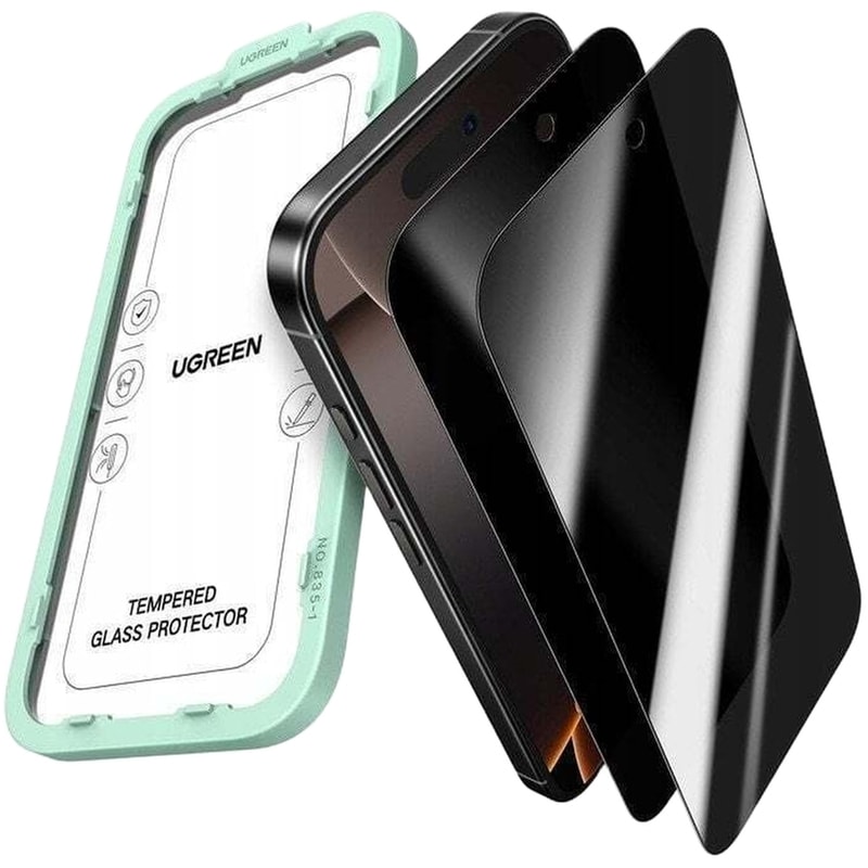 Προστατευτικό οθόνης Apple iPhone Air - Ugreen Privacy Tempered Glass (2τμχ)