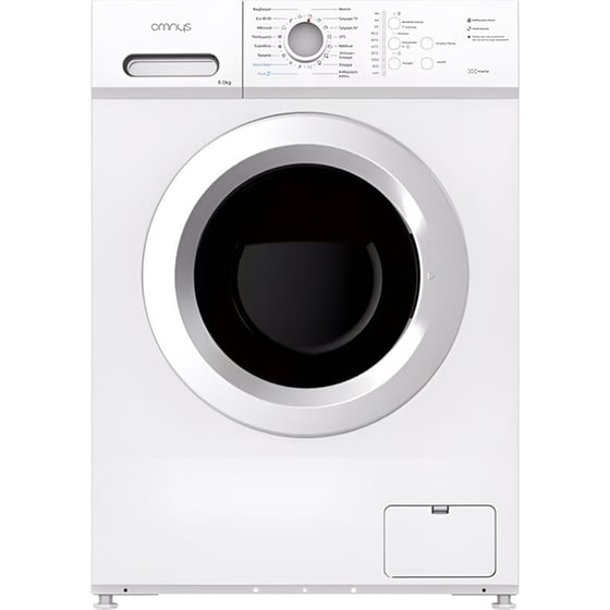 Σετ Πλυντήριο Ρούχων OMNYS WNM-6WH25BAS & Ψυγείο Μονόπορτο WNT-85IN image 1
