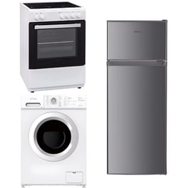 Σετ Κουζίνα Κεραμική OMNYS CWH-65 & Πλυντήριο Ρούχων WNM-7WH25 & Ψυγείο Δίπορτο WNT-28N23EIN