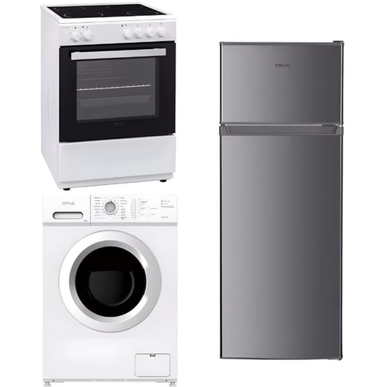 Σετ Κουζίνα Κεραμική OMNYS CWH-65 & Πλυντήριο Ρούχων WNM-7WH25 & Ψυγείο Δίπορτο WNT-28N23EIN image 0