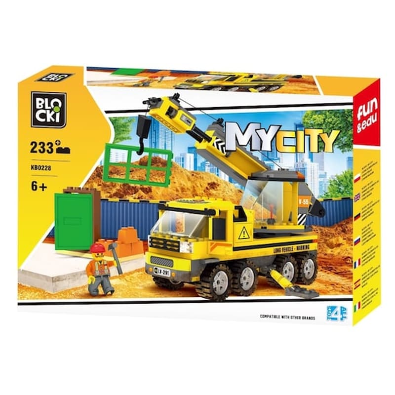 BLOCKI Blocki Mycity Γερανός 223 Τεμάχια Kb0228