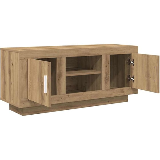 Έπιπλο Τηλεόρασης VidaXL 102 x 35 x 45 cm - Artisan Δρυς image 4