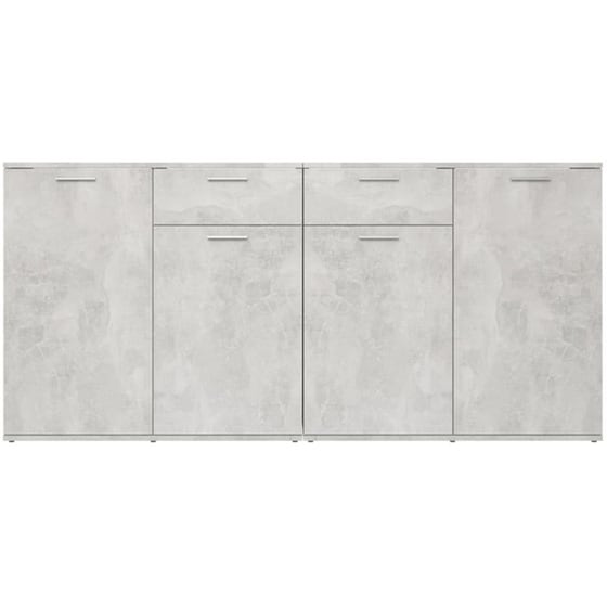 Έπιπλο Τηλεόρασης VidaXL από Μοριοσανίδα 160x36x75cm - Γκρι image 3
