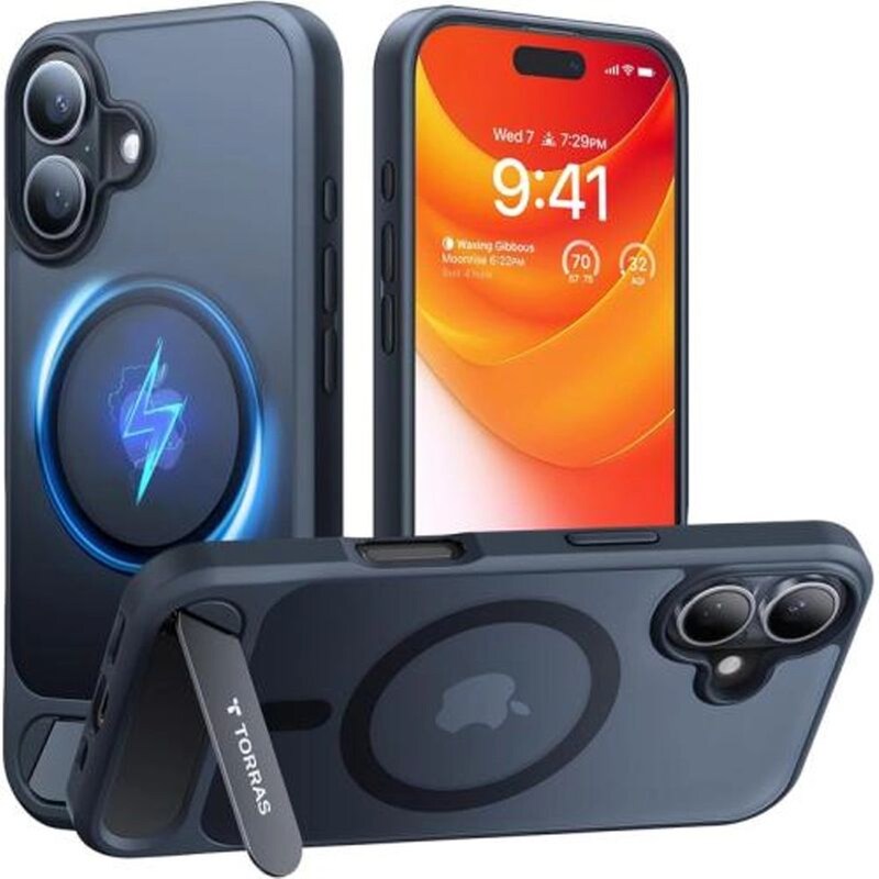 Θήκη Apple iPhone 16 - Torras Pstand - Black