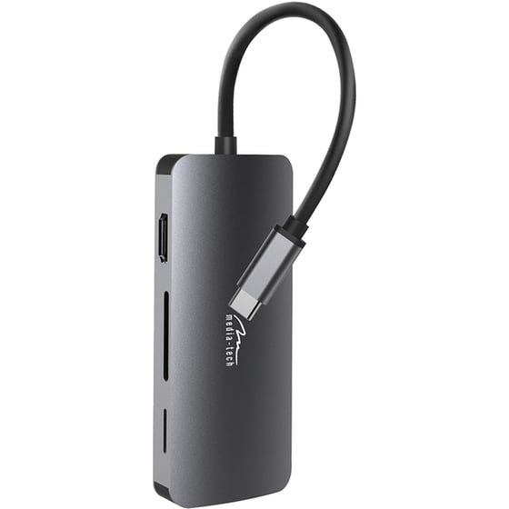 Docking Station Media-Tech MT5044 8-Port USB 3.0 συμβατό με USB-C image 1
