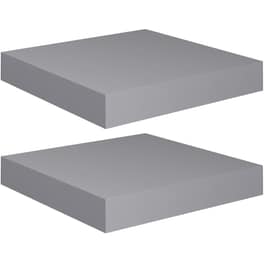 Ράφια Τοίχου VidaXL από MDF 23x23.5x3.8 cm 2 Τμχ - Γκρι