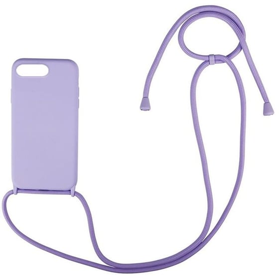 Θήκη Apple iPhone 8 Plus - Sonique Carryhang Με Κορδόνι - Λιλά image 0