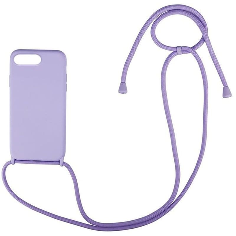 Θήκη Apple iPhone 8 Plus - Sonique Carryhang Με Κορδόνι - Λιλά