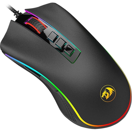 Redragon M711 Cobra Fps RGB Gaming Ενσύρματο Ποντίκι - Μαύρο image 1