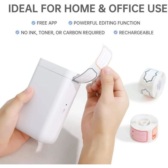 NIIMBOT D101 Έχρωμος Εκτυπωτής Thermal Ετικετών με Bluetooth - Λευκό image 1
