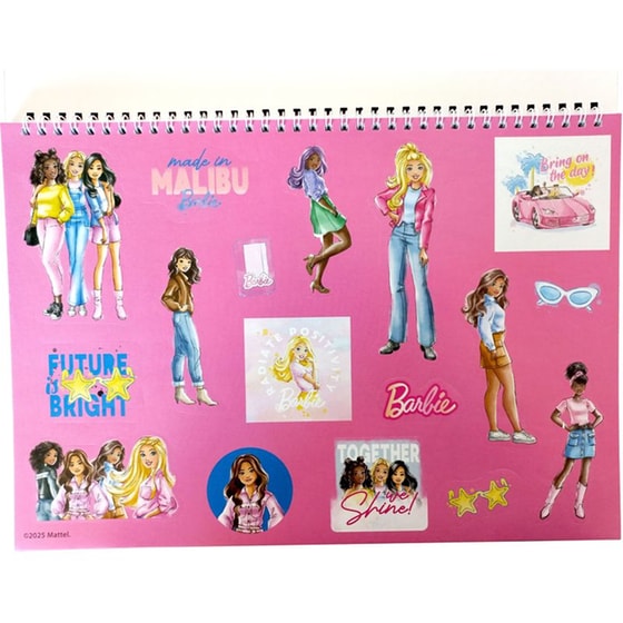 Μπλοκ Ζωγραφικής Gim A4 40Φ Barbie Paints image 2