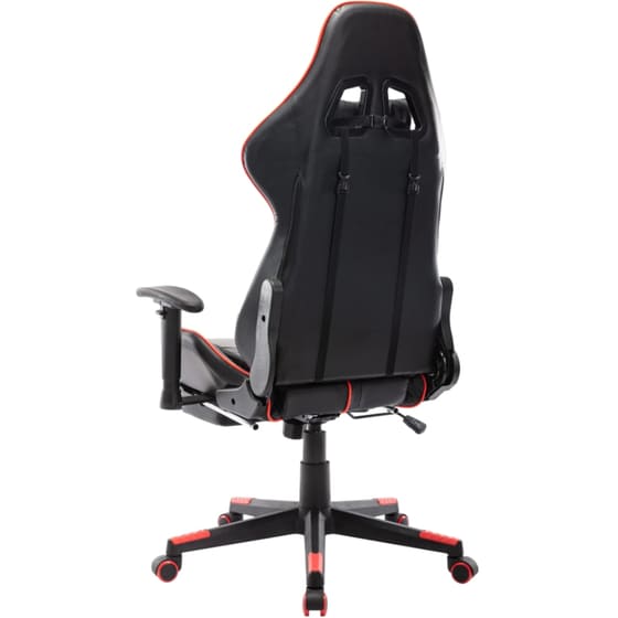 Καρέκλα Gaming VidaXL από Τεχνητό Δέρμα - Μαύρη/ Κόκκινη image 3
