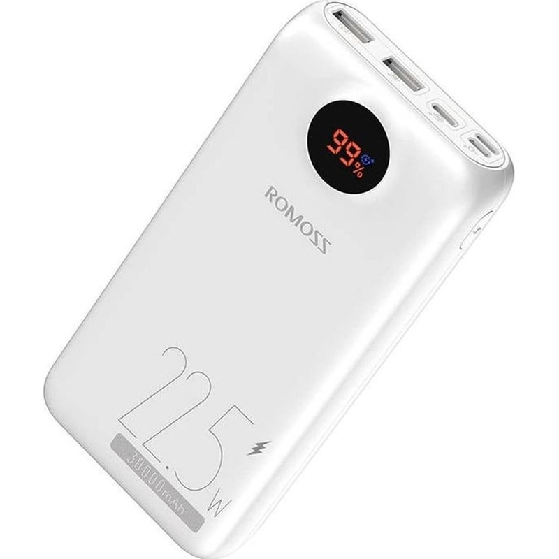 ROMOSS Powerbank Romoss 30000mAh 22.5W - Λευκό