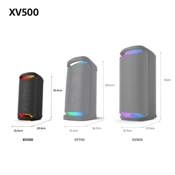 Party Speaker Sony SRS-XV500 - Μαύρο image 7