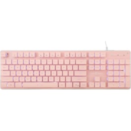 White Shark Tachi Gaming Μηχανικό Ενσύρματο Πληκτρολόγιο Ροζ (US)
