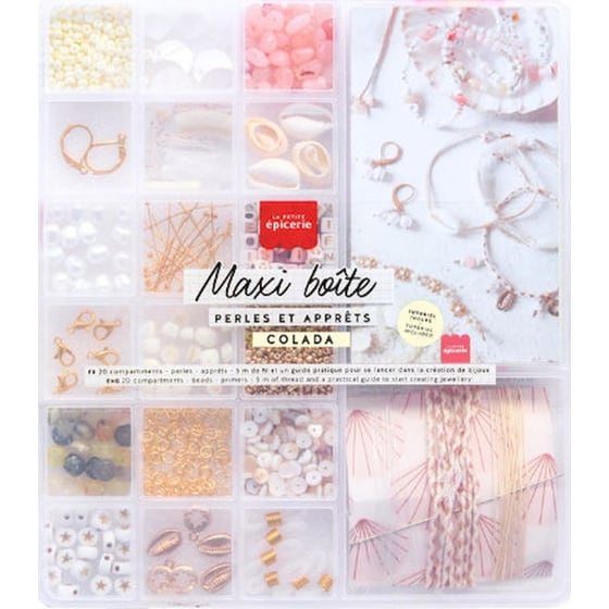 Σετ Δημιουργίας Κατασκευής Κοσμημάτων La Petite Epicerie Maxi Piña Colada Box με 20 Θήκες image 0