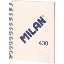 Τετράδιο Σπιράλ MILAN Α4 Μπεζ