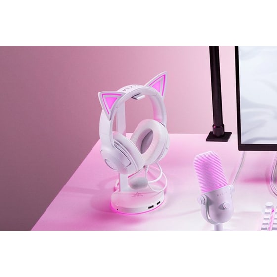 Ενσύρματα Ακουστικά Κεφαλής Razer Kraken Kitty V2 - Λευκό image 4