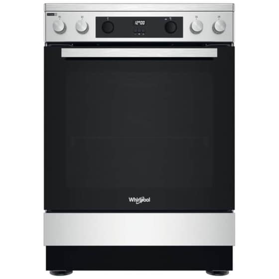 WHIRLPOOL WS68V8CCXT 83 Lt Inox Ηλεκτρική Κουζίνα Κεραμική image 0