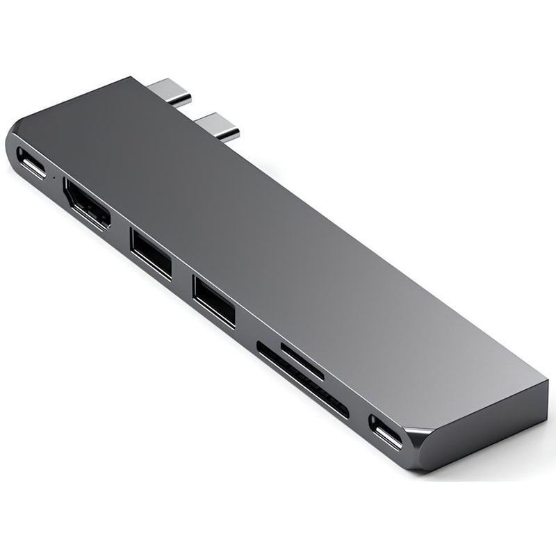 Docking Station Satechi Pro Hub Slim 5-Port USB 4.0 συμβατό με Dual USB-C