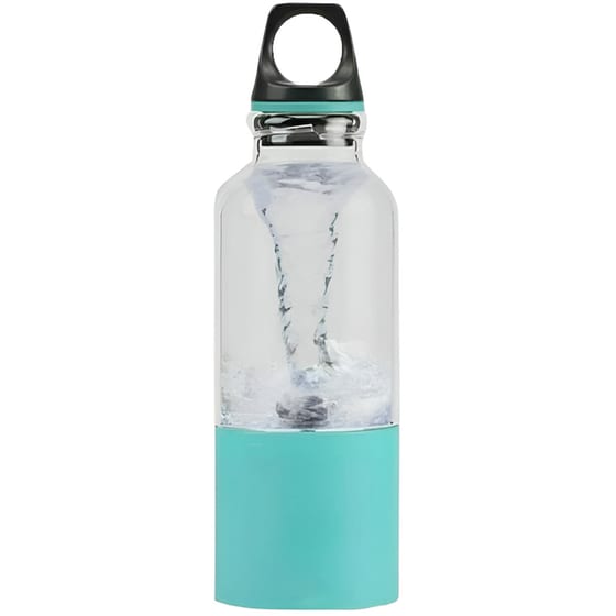Παγούρι Blender Bottle Επαναφορτιζόμενο με LED Aria Trade 500ml Πλαστικό Μπλε image 0
