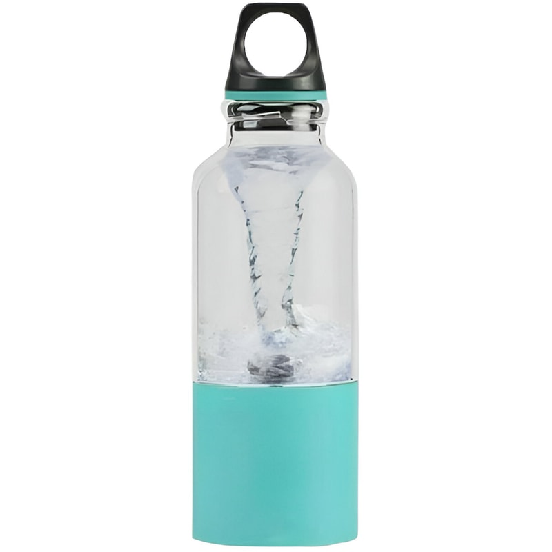 ARIA TRADE Παγούρι Blender Bottle Επαναφορτιζόμενο με LED Aria Trade 500ml Πλαστικό Μπλε