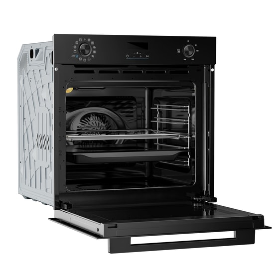 MIDEA MBO7NM30D0-BK 72 Lt Μαύρο Εντοιχιζόμενος Φούρνος Άνω Πάγκου image 3