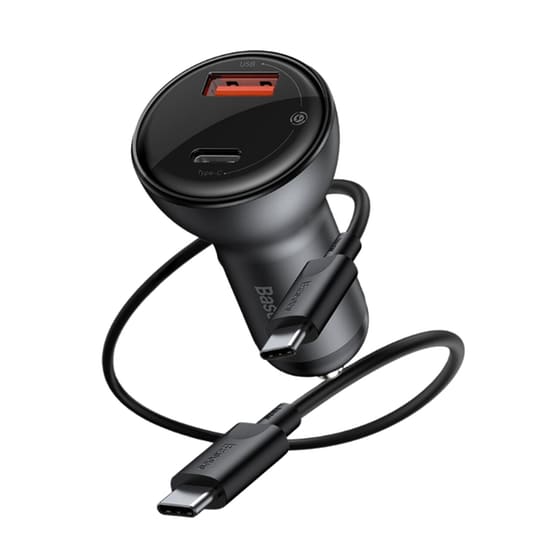 Φορτιστής Αυτοκινήτου Baseus - Μαύρο image 0