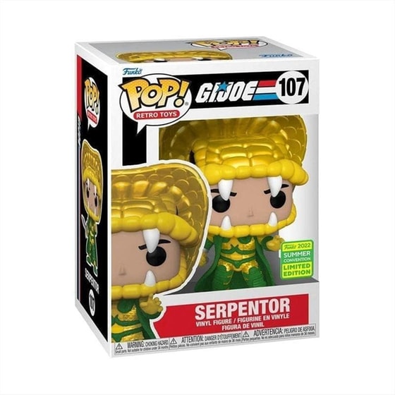 Funko Pop! Retro Toys - G.I. Joe - Serpentor #107 image 1