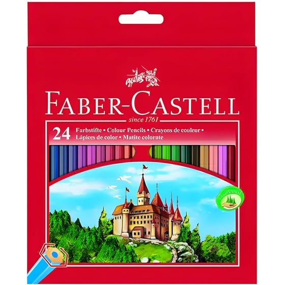 Ξυλομπογιές Faber Castell Awf 111224 Κάστρο 24 Τεμάχια image 0