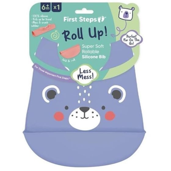 First Steps Σαλιάρα Σιλικόνης - Bear image 0