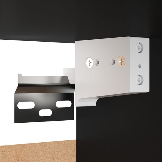 Έπιπλο Τηλεόρασης VidaXL από Μοριοσανίδα 30.5x30x30 cm - Μαύρο image 7