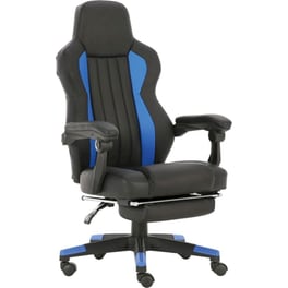 Καρέκλα Γραφείου/ Gaming ArteLibre Δώρα από Τεχνητό Δέρμα - Μπλε/Μαύρη