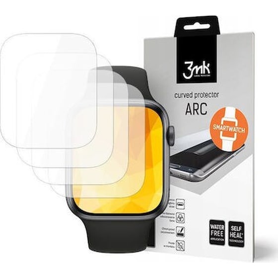 Προστασία Οθόνης 3MK 3D Full Curved ARC για Apple Watch 44mm 4τμχ image 1