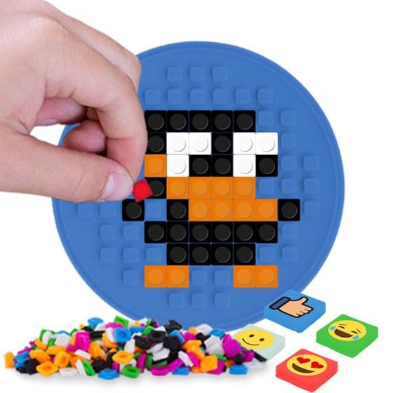 Πάνελ Στρογγυλό Pixie Για Δημιουργία Ψηφιδωτού Γαλάζιο image 0