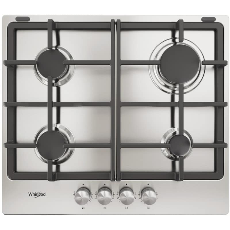 Εστία Αερίου Αυτόνομη WHIRLPOOL TGML 660 IX 58 cm Inox WHIRLPOOL