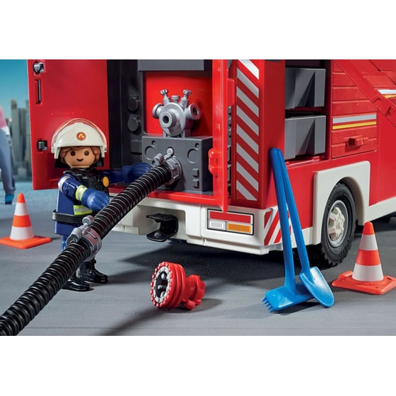 PLAYMOBIL® Action Heroes Αρχηγείο και Όχημα Πυροσβεστικής (71603) image 3