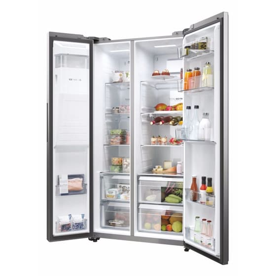 HAIER HSW59F18EIMM Total No Frost 601 Lt Inox Ψυγείο Ντουλάπα image 1