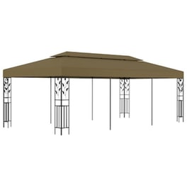 Κιόσκι Vidaxl Ατσάλι 6x3m - Taupe