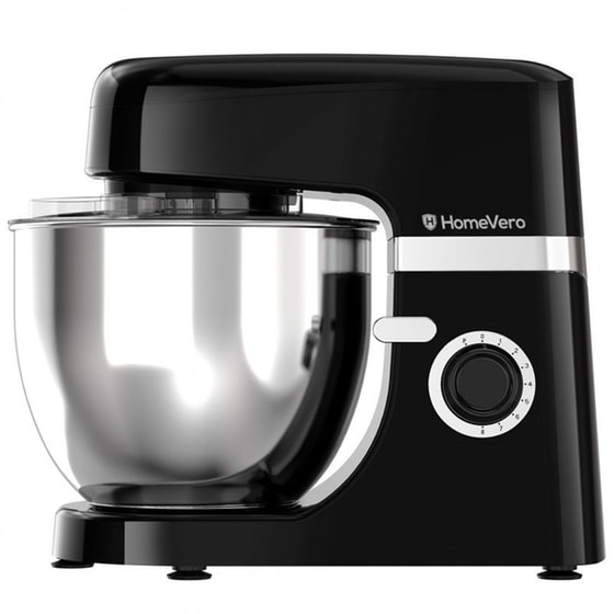 Κουζινομηχανή HOMEVERO HV-ICM1800B 1800 W 5 L Μαύρο/Ασημί image 0