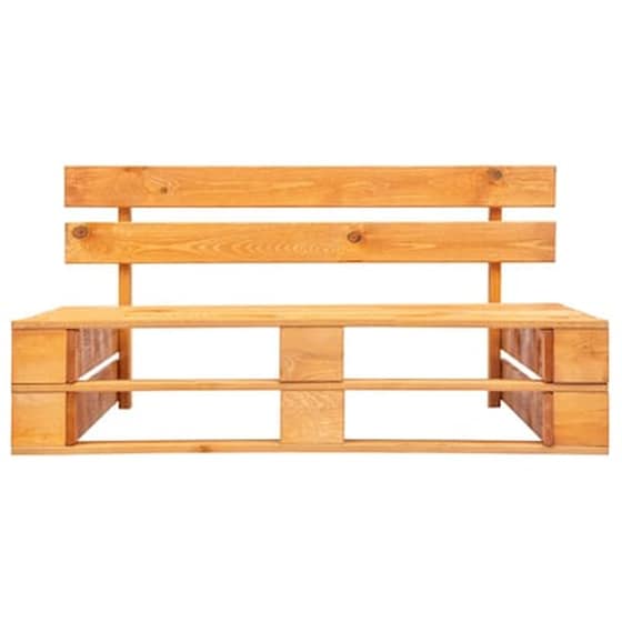 Καναπές Κήπου VidaXL Μεσαίος από Εμποτισμένο Ξύλο Πεύκου 110x65x55 cm - Πράσινο image 3