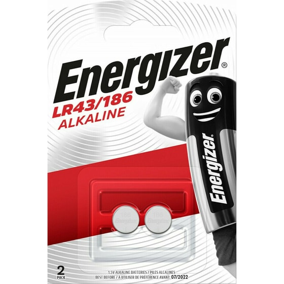 Αλκαλικές Μπαταρίες Για Ρολόγια Energizer No186 LR43 1,55V 2τμχ image 0