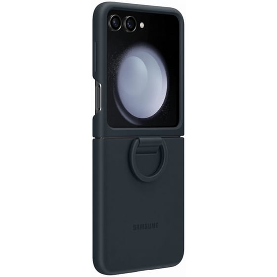 Θήκη Samsung  Galaxy Z Flip5 - Samsung Silicon Case with Ring - Indigo image 3