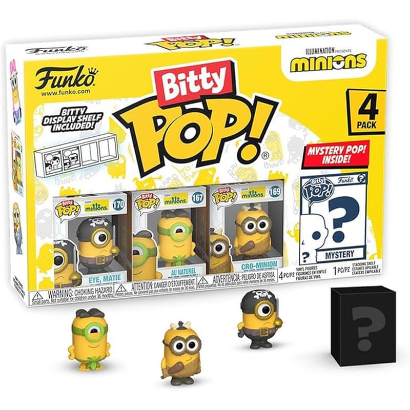 Funko Pop! Bitty Pop! Mystery - Minions 4-pack