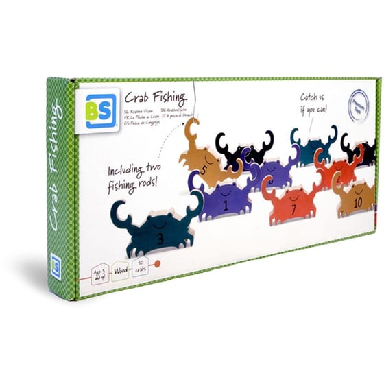 Ξύλινο Επιτραπέζιο Παιχνίδι Ψαρέματος BS Toys Ψάρεμα Καβουριού image 1